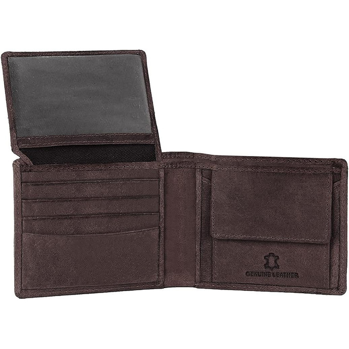 Чоловічий шкіряний гаманець WildHorn Antlers Hunter (темно-коричневий)