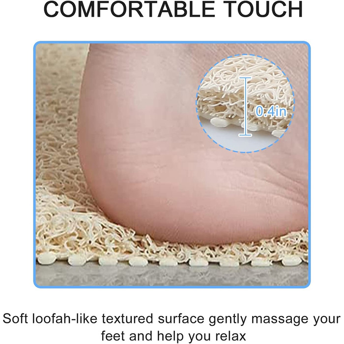 Walant shower mat square 53x53 cm beige