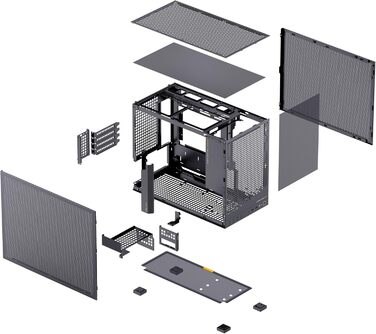 Корпус для ПК Jonsbo D32 PRO білий: компактний mATX з підтримкою back-connect, фільтрами від пилу та високою продуктивністю охолодження