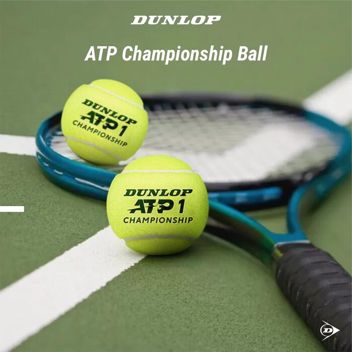 Тенісні м'ячі Dunlop ATP Championship V21 (12 м'ячів у банці)