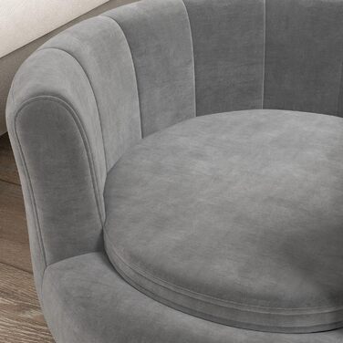 Диван для собак PawHut, сірий, знімний чохол, для маленьких собак до 4,5 кг, з підлокітниками та дерев'яними ніжками