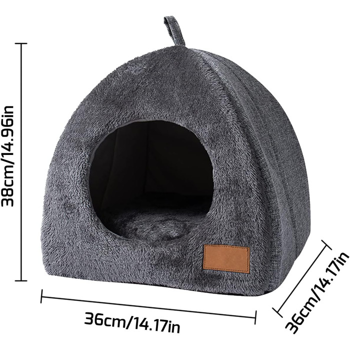Кіт-будиночок для вулиці: затишний лежак-печеринка для котів, водонепроникний, знімний килимок, для домашніх тварин