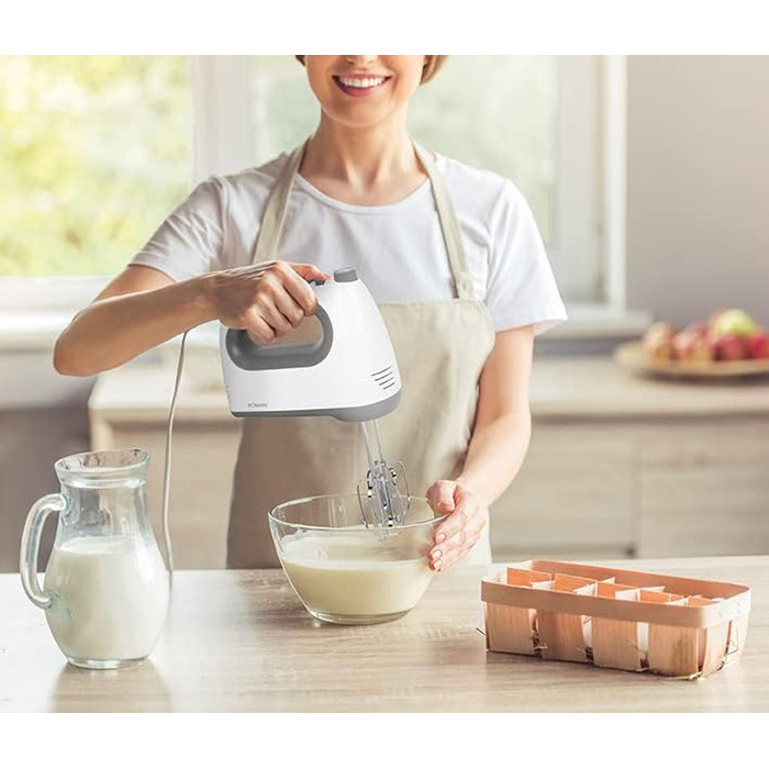 Міксер ручний Bomann HM 6054 CB | 400 Вт, 5 швидкостей, нержавіюча сталь