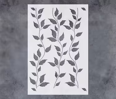 GSS Designs Large Wine Leaf Stencils for Painting, Reusable Wall Pattern Stencil, 40.6 x 61 cm, Botanical Stencils for Walls (Wine Leaf, 30.5 x 40.6 cm)