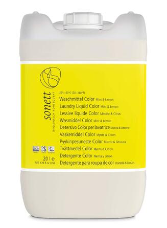Екологічний рідкий засіб для прання кольорових речей Sonett Color Mint & Lemon, 10 л