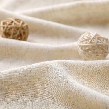 Драпіруваний душовий завіс Awellife з льону, стиль бохо, для ванної кімнати, 183x183 см