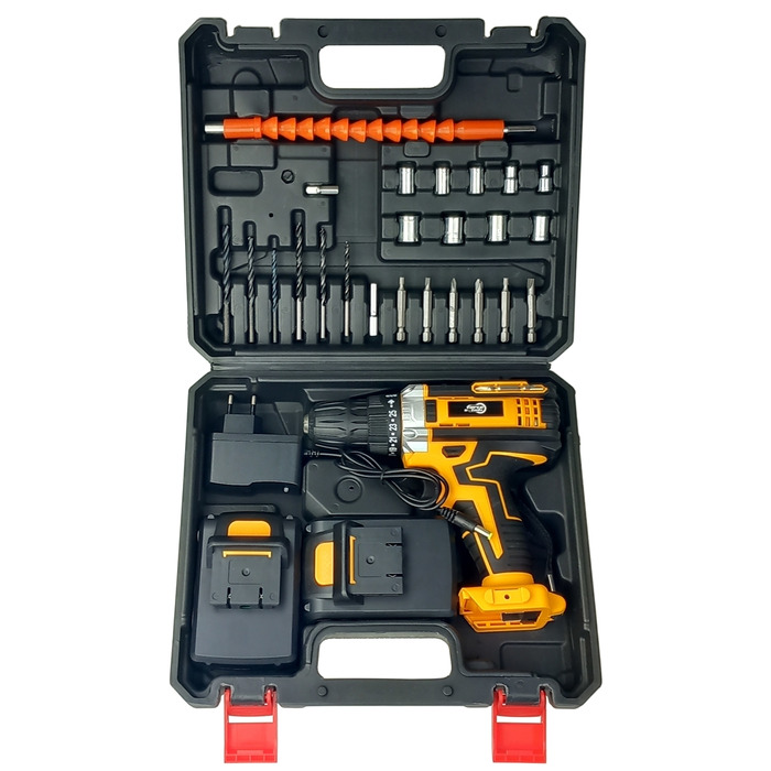 Акумуляторний шурупокрут Force Tools 24 V 5,40 Ah 28 Nm з 2 акумуляторами