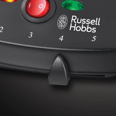 Електрична млинниця Russell Hobbs Fiesta 30 см, антипригарна, з лопаткою і розподільником тіста, 1000 Вт, для млинців, панкейків, буріто, галет, тако