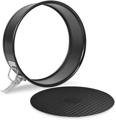 Форма для випічки 26 см Boden, сталева з подвійним антипригарним покриттям, чорна