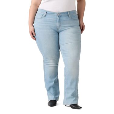 Джинси Levi's Classic Straight Eternal Indigo Light (стрейч), розмір 37 Plus