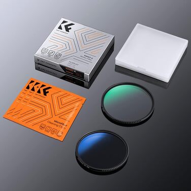 Фільтр K&F Concept 67mm: поляризаційний (CPL) + захисний (UV) – набір, Nano Klear-Серія