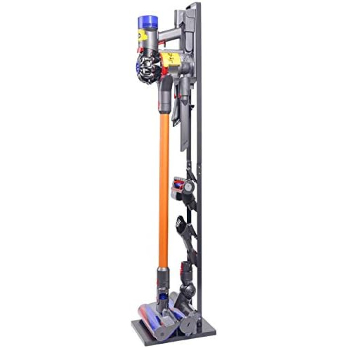 Підставка для пилососів Dyson – органайзер та кріплення для Dyson Gen5, V15s, V15, V12 Slim, V11, V10, V8, V7, V6, DC30, DC35 (чорний)