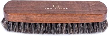 FootFitter shoe shine brush made from genuine horsehair