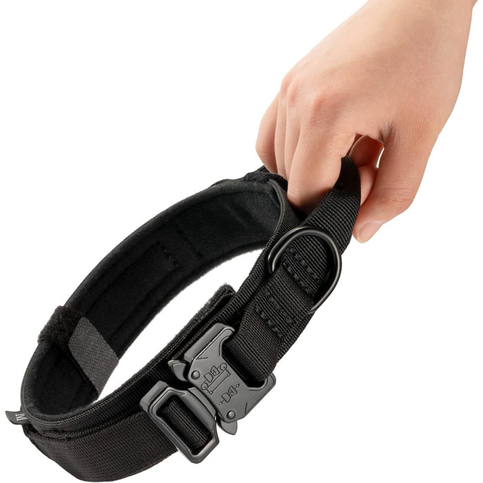 Нашийник для собак Eeyfarog, регульований з контролем, сірий, XL