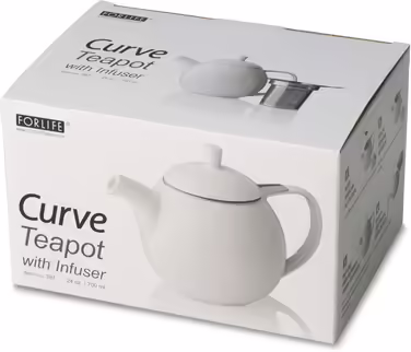 Заварник FORLIFE Curve з ситечком, 625 мл / 710 мл, фіолетовий