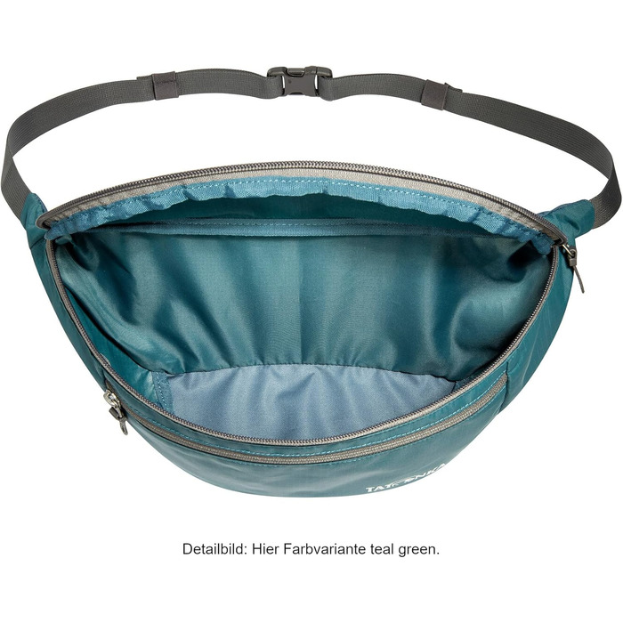 Татонка Іліум L - поясна сумка (бананка) з трьома кишенями на блискавці, чорна - для чоловіків та жінок, 37 x 16 x 10 см