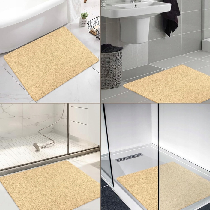 Протиковзаючий килимок для душу 60 x 80 см, м'який, ПВХ