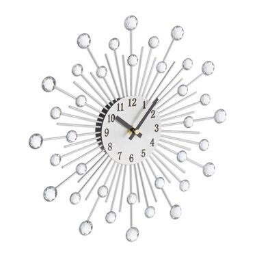 Relaxdays Wall Clock Diamond Ø 33 cm
