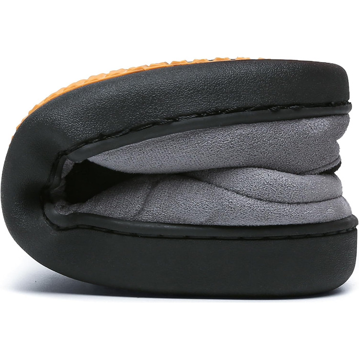 Тапочки жіночі Mishansha Herren з підкладкою з меморі-піни, теплі, зимові, чорні, розмір 36-48