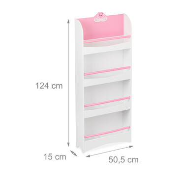 Relaxdays Children's Bookshelf Swan
