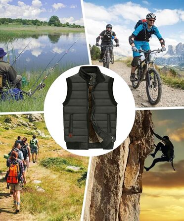 Чоловіча флісова жилетка з багатьма кишенями для риболовлі та активного відпочинку, тепла та зручна (3XL, темно-синій)