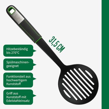 Вимірювальний дрібник Chefkoch Fackelmann з ергономічною ручкою Soft-Touch, нержавіюча сталь, стійкий до 220°C, для збивання вершків та іншого