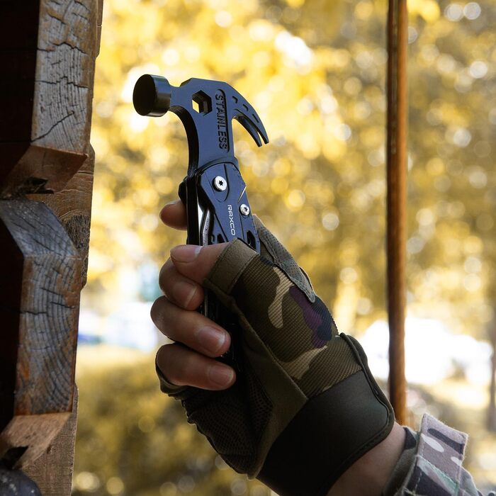 Багатофункціональний інструмент RAXCO 15-в-1: молоток, плоскогубці, мультитул для кемпінгу та подарунок для чоловіків, батька, друзів