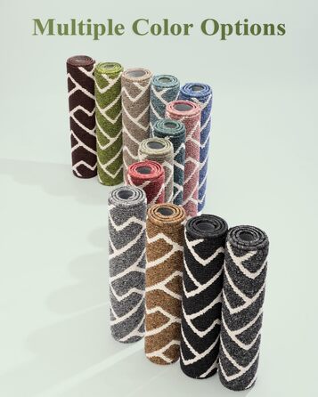 Килимок для дому чорного кольору 50 x 80 см, вологостійкий, антиковзаючий. Підходить для входу, коридору, саду, дому, тварин.