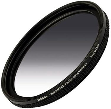 Фільтр Dörr Digiline Градієнтний, 2 ступені затемнення, ND 0.6, для об'єктивів 49 мм, з міцного Resin, нейтральний колір, з різьбою