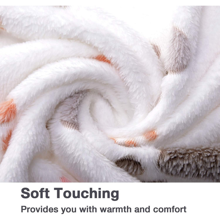 ALLISANDRO® Тепла та м'яка ковдра для домашніх тварин: ковдра для собак та котів з флісу, 200x150 см, бежева
