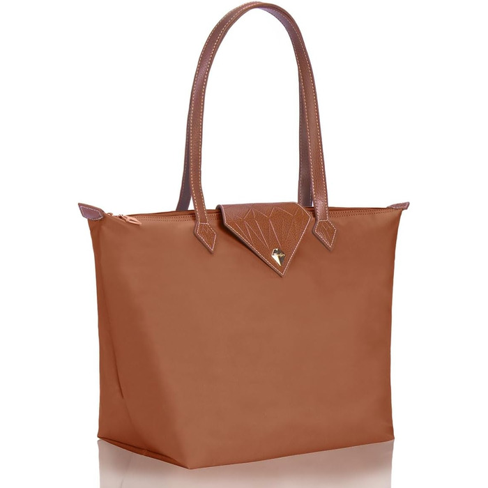 Велика жіноча сумка-шопер водонепроникна чорного кольору для подорожей, офісу та покупок (Rost, L)