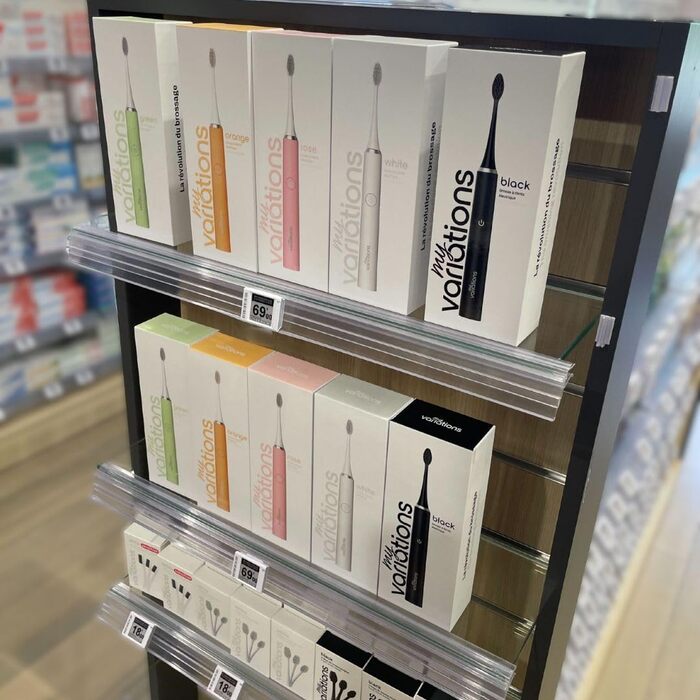 Електрична зубна щітка My Variations чорна: 5 режимів, таймер 2 хв, акумулятор на місяць