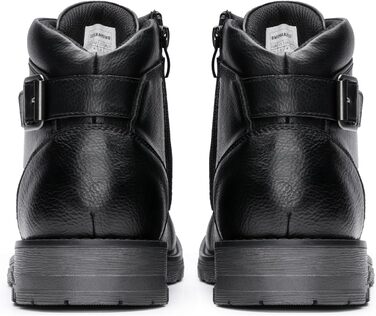 Черевики мотоциклетні Bruno Marc чоловічі Combat на шнурівці з блискавкою та зружною устілкою, 44 EU, чорні