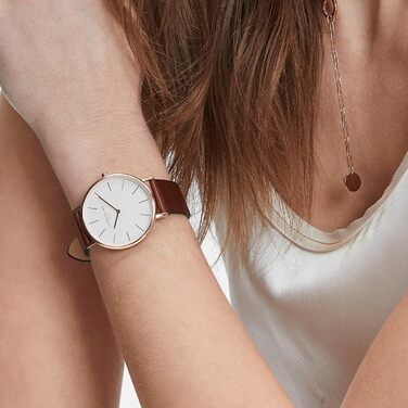 Жіночий годинник Liebeskind Berlin – 38 мм, кварцовий, з шкіряним ремінцем, водостійкий 5ATM, стильний та повсякденний. Елегантний дизайн з нержавіючої сталі.