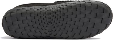 Чоловічі домашні тапочки NewDenBer, мокасини з піною пам'яті, теплі та зручні, з неслизькою гумовою підошвою, 42 EU, чорний/червоний