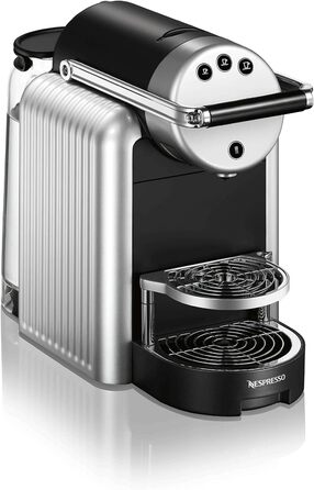Nespresso Professional Zenius Coffee Machine including 50 Coffee Capsules - Coffee Maker for Small Offices - Silver Machine Starter Pack