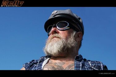 HELLY® Bikereyes №1 – Мотоокуляри для байкерів, вітрозахисні, з м'якою підкладкою, антизапотівання, захисне скло HLT® за стандартом DIN EN 166, комфортні для їзди на мотоциклі