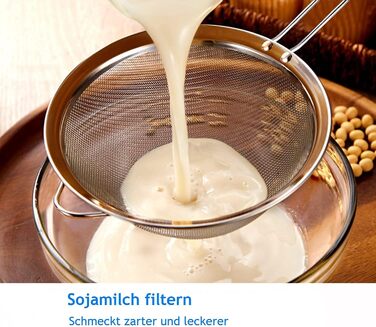 Ситечко кухонне 7 см з нержавіючої сталі, дрібний сито для чаю, борошна, рису, макаронів, овочів та фруктів. Довговічне кухонне приладдя.