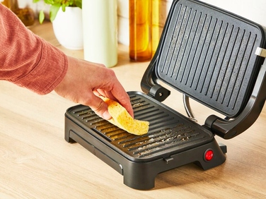 Електричний контактний гриль Tefal GC270D10, сріблястий/сірий, 1000 Вт
