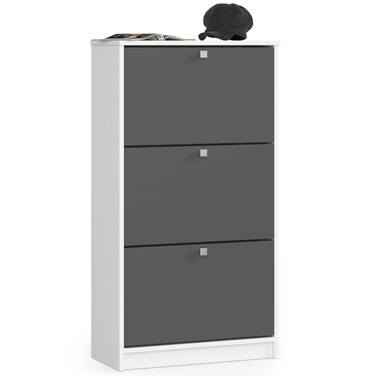 Полиця для взуття Akord, 60 x 113 x 28,5 см, графіт