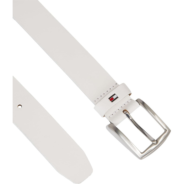 Чоловічий шкіряний ремінь Tommy Hilfiger New Denton 3.5 (85, білий)