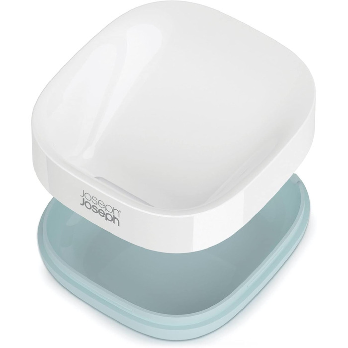 Мильниця Joseph Joseph Slim компактна, біло-блакитна, 6.2 x 14.1 x 9.1 см