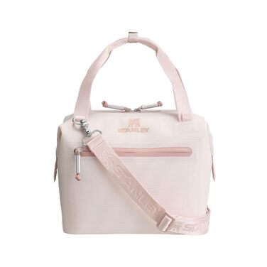 Термосумка Stanley 1913 All-Day Julienne Maxi 7.0L Rose Quartz - 100% перероблений поліестер, ручка для перенесення, сітчасті кишені