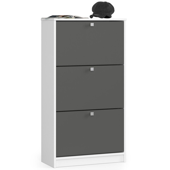 Полиця для взуття Akord, 60 x 113 x 28,5 см, графіт