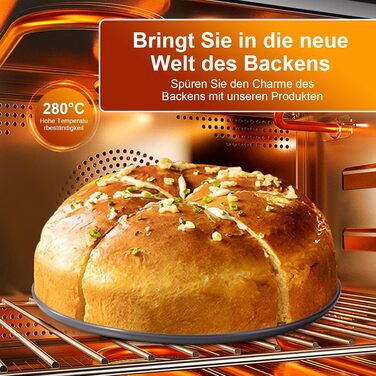 Форма для випічки Springform Ø 26/22/16 см, кругла, з антипригарним покриттям та знімним дном