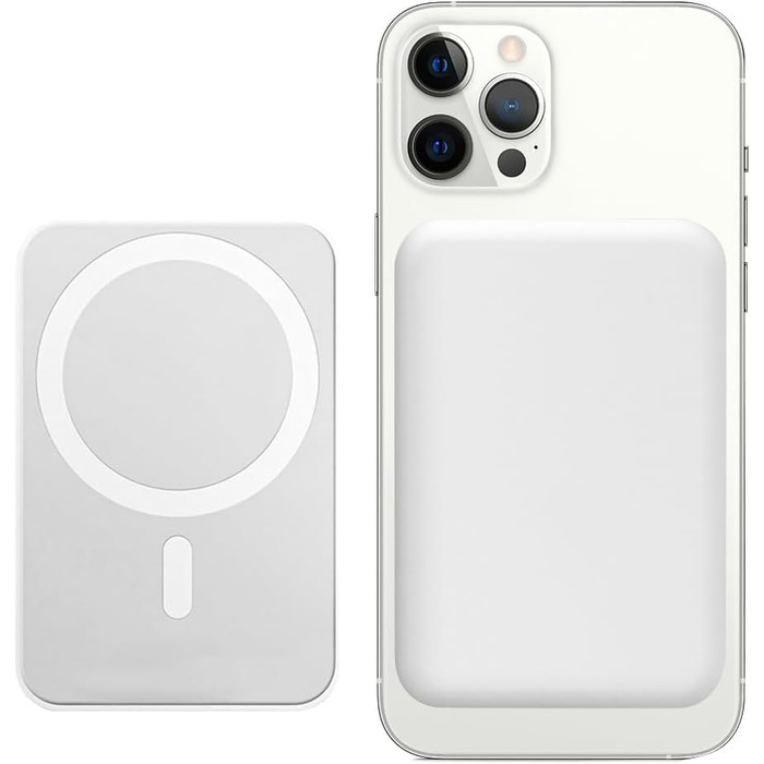 Магнітний бездротовий Power Bank 10000mAh 20W зі швидкою зарядкою для iPhone 17/16/15/14/13/12 Pro Max, компактний зовнішній акумулятор