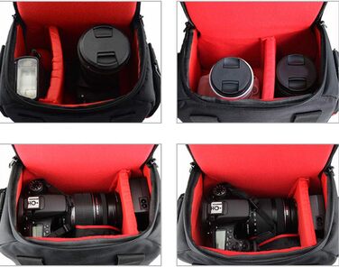 Водонепроникний захисний чохол Khanka для DSLR/SLR камер Canon, Nikon, Sony, Panasonic з дощовиком та плечовим ременем (тільки чохол)