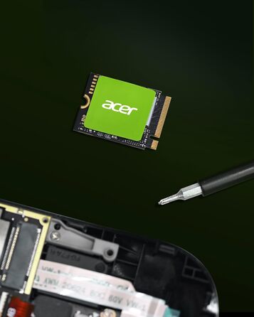 SSD Acer FA200 PCIe 4.0 NVMe 512GB: швидкість до 7200 МБ/с, M.2 2280, Gen4x4, HMB, SLC, для ноутбука/ПК/геймінгу, сумісний з PS5