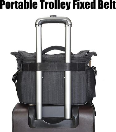 Сумка для камери CADeN, Messenger, DSLR/SLR, водовідштовхувальна, захист від крадіжок, сумісна з Nikon, Canon, Sony