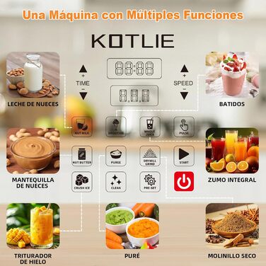 Міксер настільний KOTLIE NY-8088EJA, 2л, 7 функцій, самоочищення